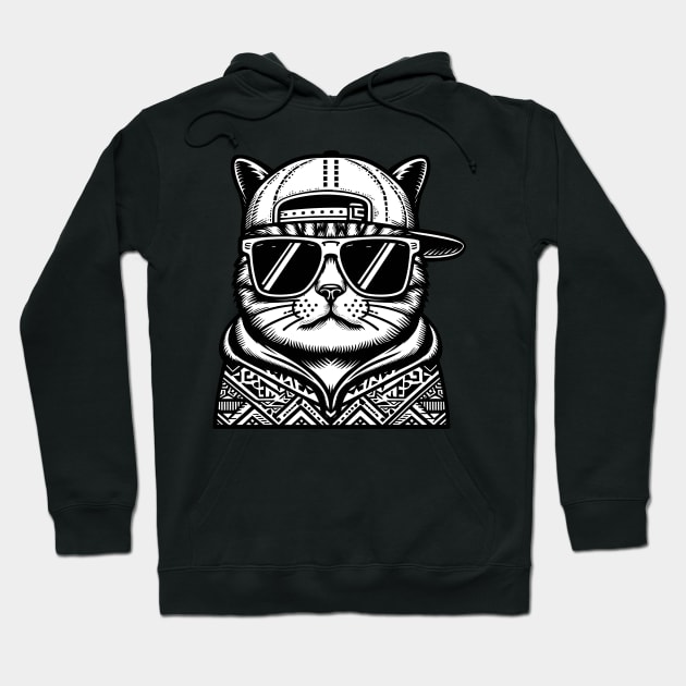 Snapback Cat Hoodie by pentaShop